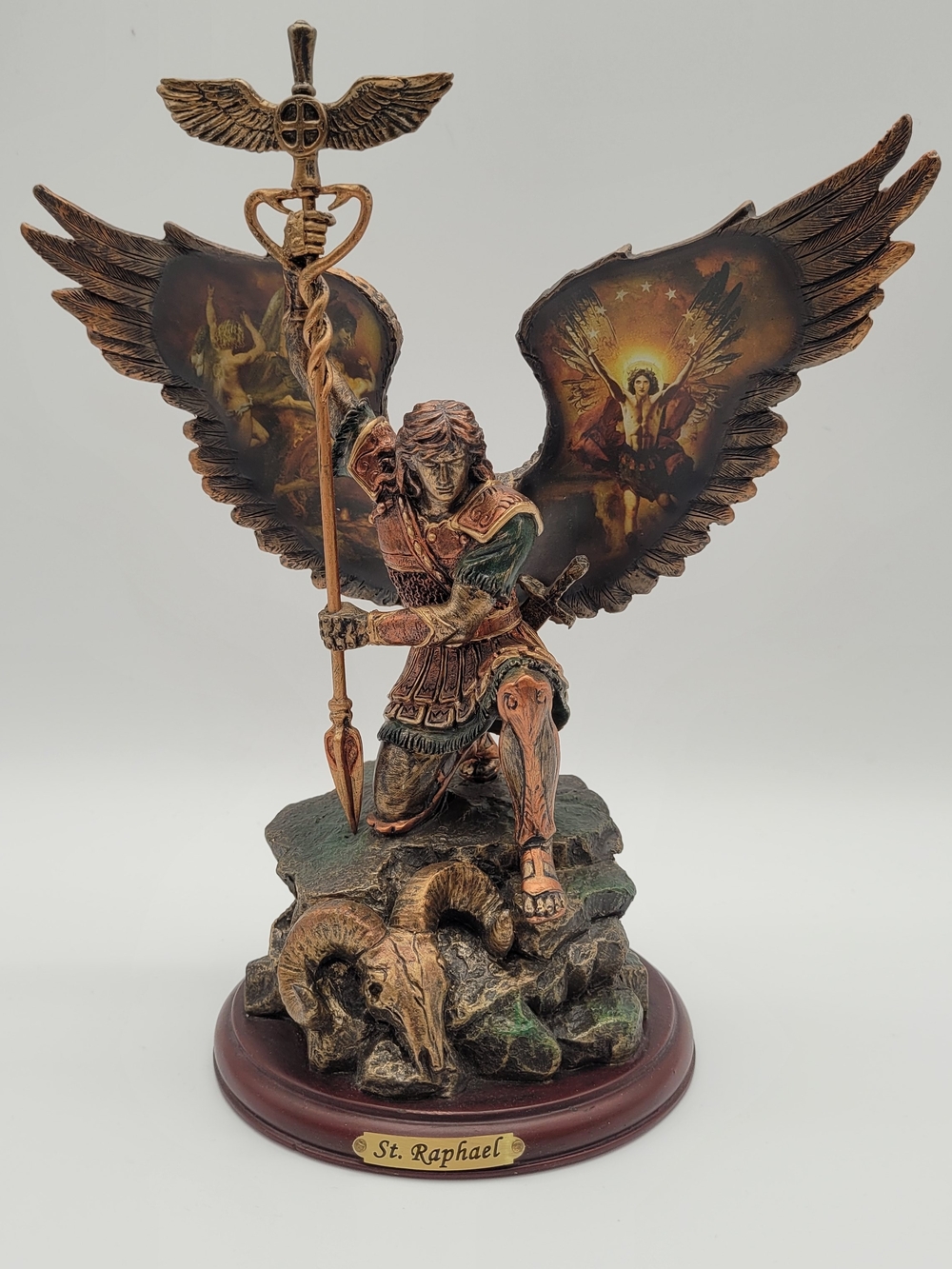 The Bradford Exchange A6693 St. Raphael Angel Sculpture